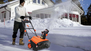Stop Breaking Your Back Shoveling Snow When This Snow Blower Can Do It For You